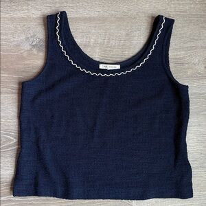 St John knit tank top medium